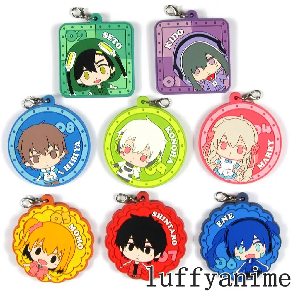 Оригинальный брелок для ключей Kagerou Project резиновая подвеска из ПВХ персонажи