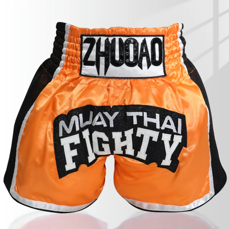 Шорты Muay Thai для бокса тренировочные дышащие боксерские шорты мужчин и женщин