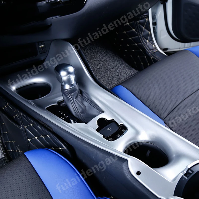 Для Toyota C HR ЧР 2018 2019 углеродного волокна ABS Матовый Шестерни коробка переключения