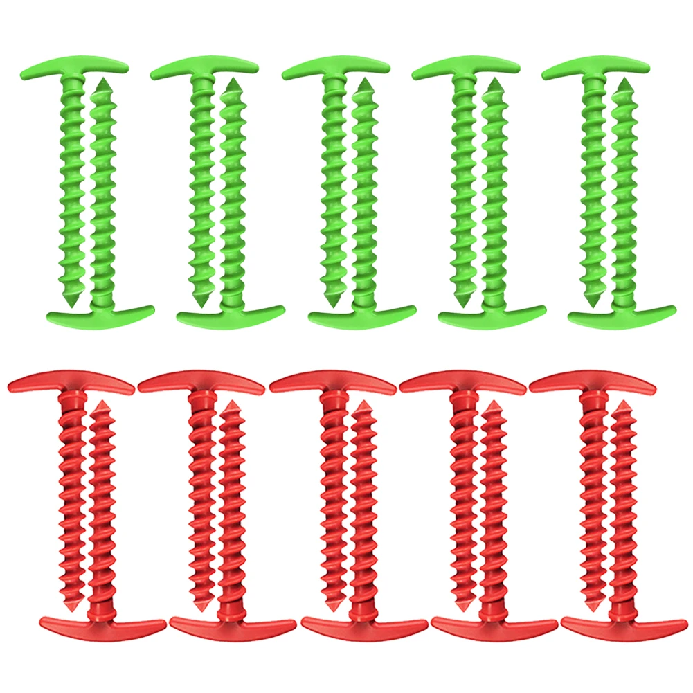 

10 шт. 14,5 см колышки для палатки для кемпинга на открытом воздухе заземляющие гвозди винтовой Якорь Колышки для палатки походная палатка кол...