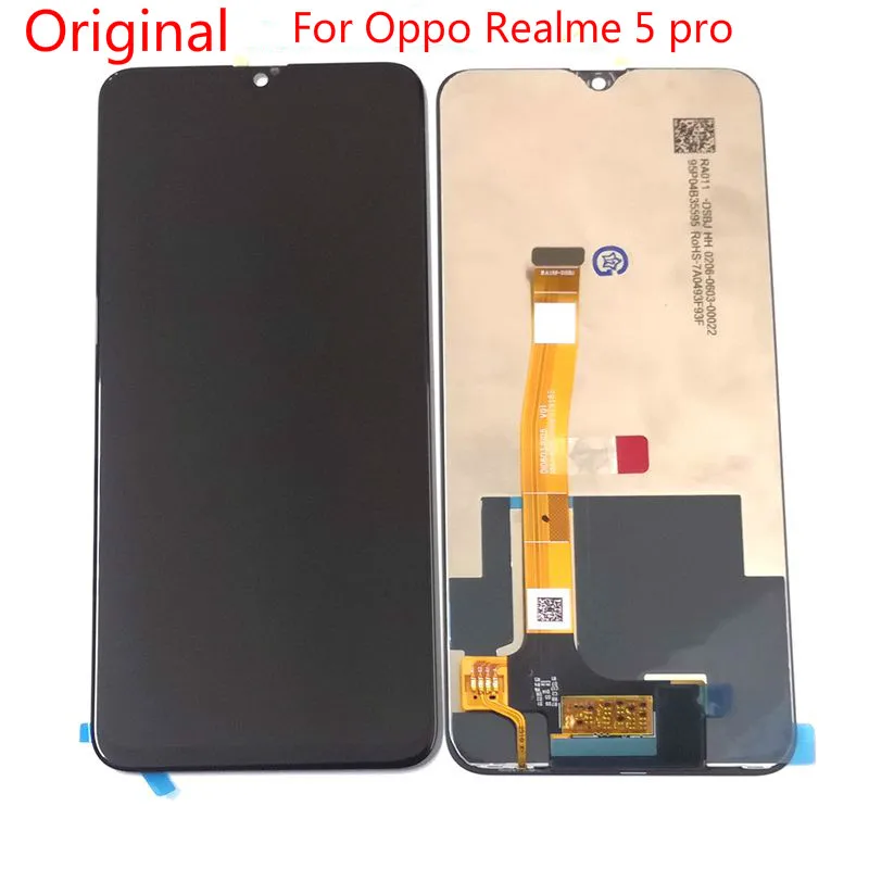 Оригинальный 6 3 &quotЖК экран для Oppo Realme 5 pro кодирующий преобразователь сенсорного