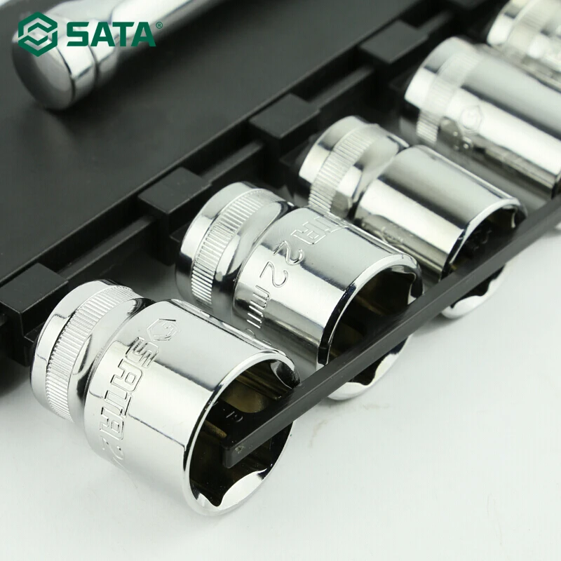 SATA 13 шт. 1/4 &quotDr. Socket Kit Набор трещотка торцовые ключи инструментов Ремонт