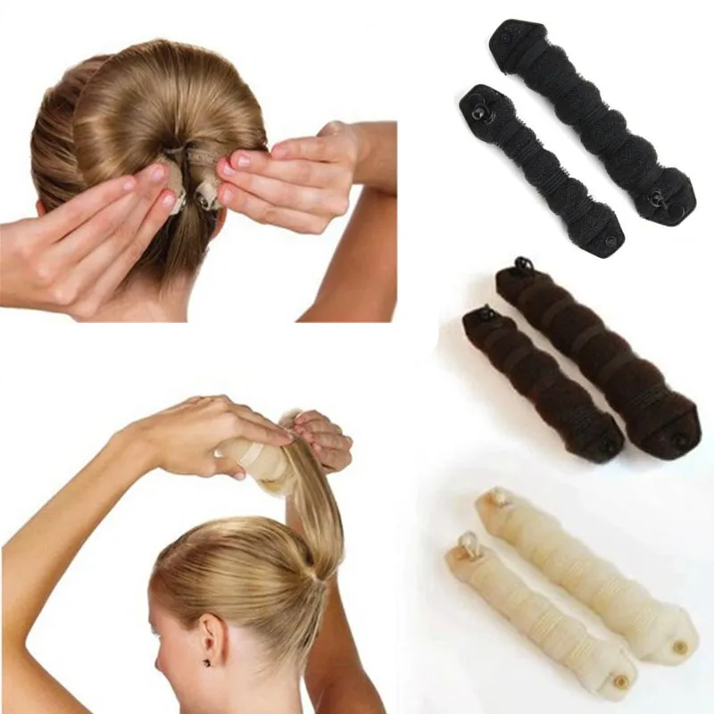 2 шт. женские губки для укладки волос 3 цвета|Заколки плетения кос| |