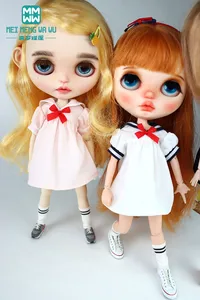 Одежда для куклы Blyth Azone OB23 OB24 16, аксессуары для кукол, модный матросский костюм, Униформа, юбка JK, подарок для девочки