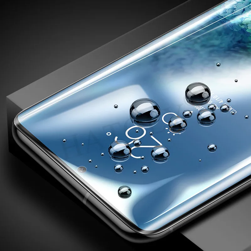 Para vidrio Oneplus 8 Pro Protector de pantalla de vidrio templado 3D cubierta curvada completa One Plus 8 Pro vidrio Protector para Oneplus 8 Pro-2