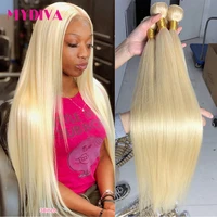 613 blonde hair bundles brazilian hair weave bundles 100 honey blonde straight human hair extensions 30 32 34 40inch remy hair