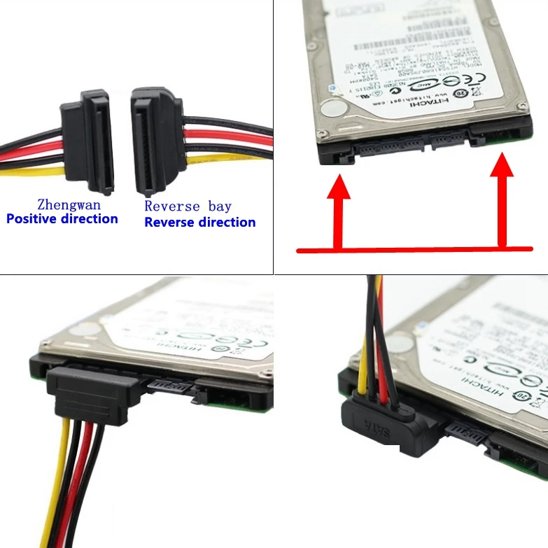 Колено SATA one point two power cord последовательный жесткий диск питание источник питания