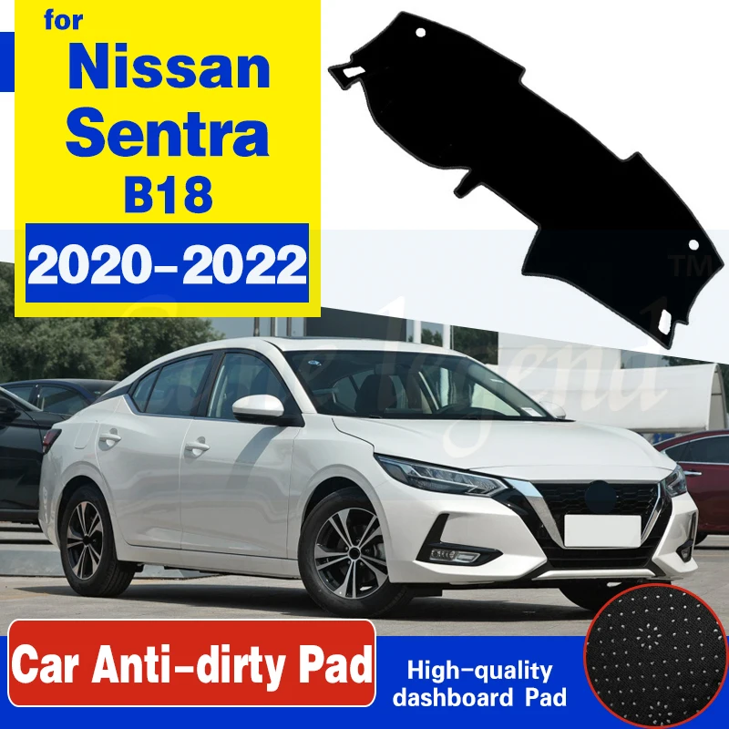 

Противоскользящий коврик для Nissan Sentra 2020, 2021, 2022, B18, коврик для приборной панели с защитой от УФ-лучей