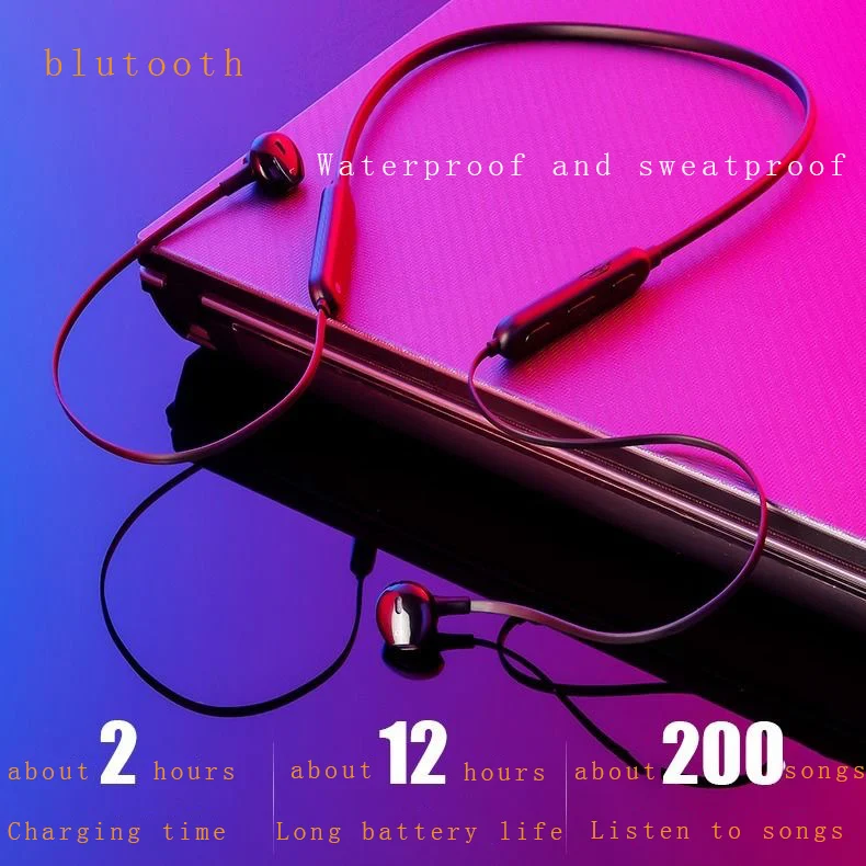 

Спортивная Беспроводная bluetooth-гарнитура, водонепроницаемая умная шумоподавление, звонок для прослушивания музыки, длительный срок службы ...