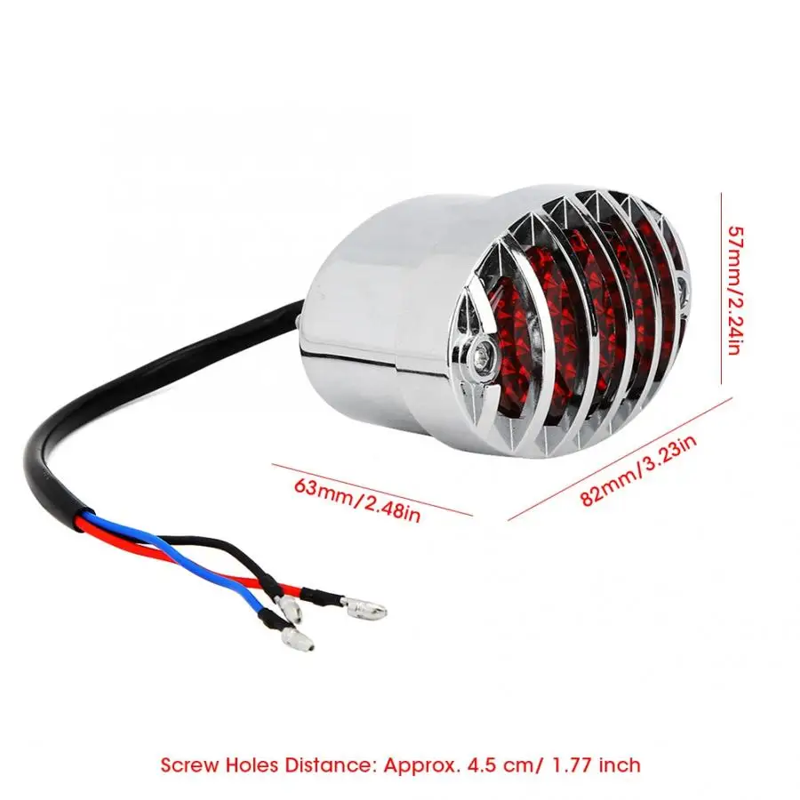 Универсальный винтажный светодиодный задний стоп-сигнал &quotкошачий глаз&quot для