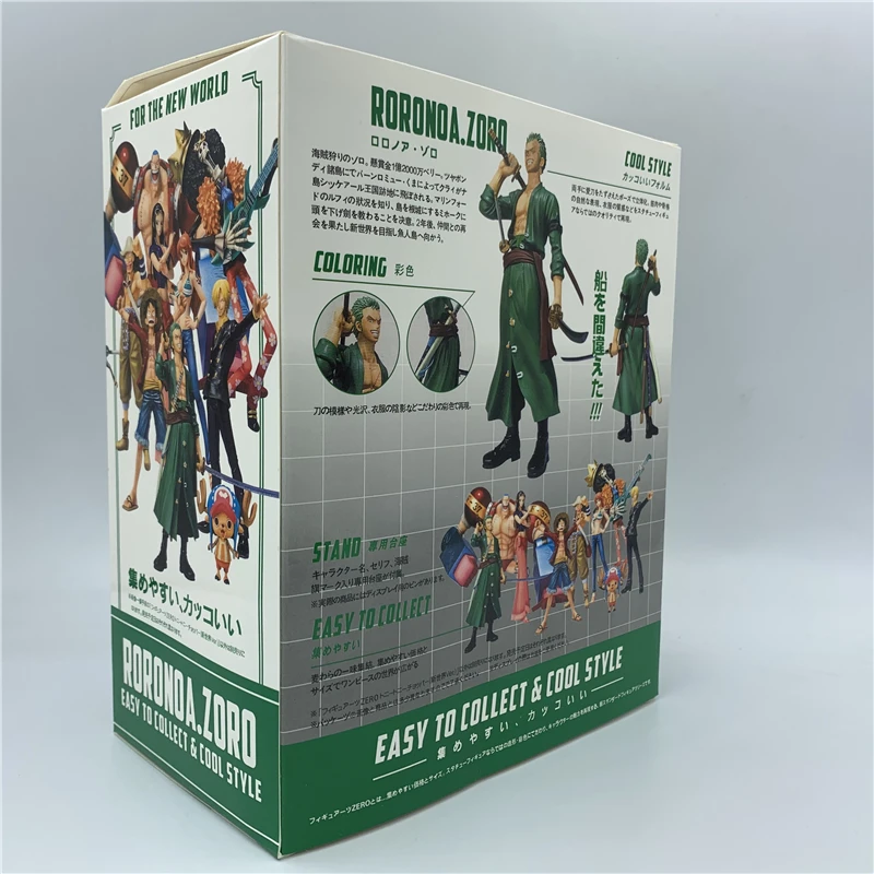 Новая серия мира Зоро меч стоящий верх. ПВХ фигурка ророноа Луффи собрать модель