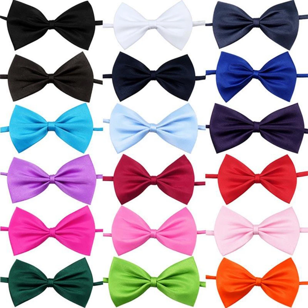 Colorful Pets Collar For Dog Adjustable Neck Tie Useful Cute Cartoon Pet Accessories Convenient Cat Striped Bow Ties | Дом и сад
