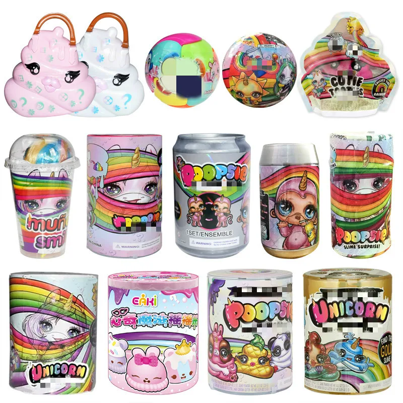 Мягкое Единорог Poopsie Slime кукла шары мягкая глина poopsi набор лизунов коробка