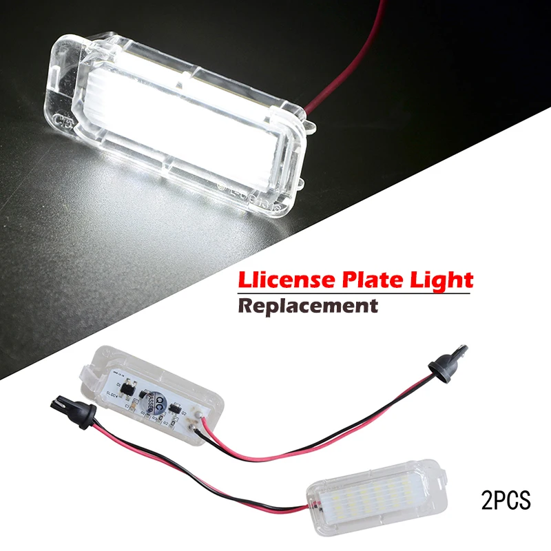 

Запасная светодиодный светильник задняя сигнальная лампа для номерного знака, белый, подходит для FORD Focus 2 3, C MAX , Mondeo 4 5, аксессуары для фотос...