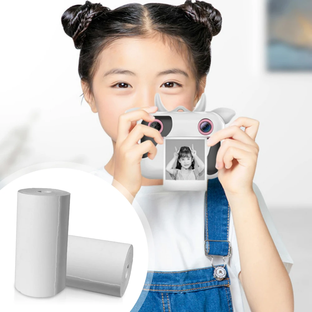

Portable Zero Ink Thermal Paper Refill Instant Print Camera Paper Roll Odorless Eco-friendly Non-Adhesive Thermal Paper Roll Kid