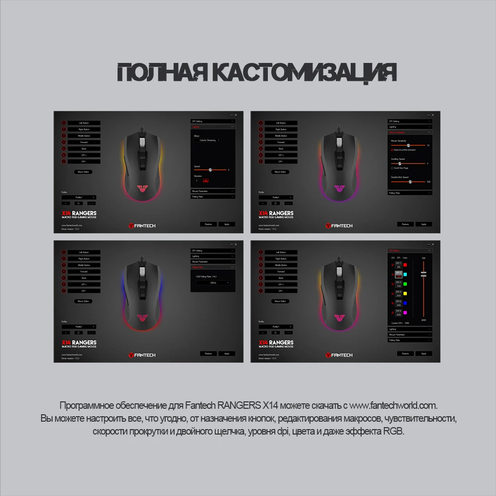 FANTECH X14S оптическая Регулируемая 10000 dpi 7D Макросъемка профессиональная Проводная игровая мышь для геймера незаменимая эргономичная мышь