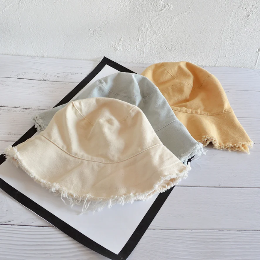 Панама GOUTER Женская однотонная с широкими полями для отдыха на открытом воздухе в