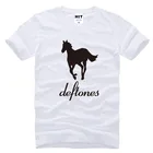 Мужская футболка с принтом Deftones, футболка с коротким рукавом, хлопок