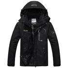 Зимняя утепленная флисовая куртка для мужчин, уличная ветрозащитная Водонепроницаемая парка в стиле милитари для походов, Мужская ветровка с капюшоном, дождевик, пальто для охоты