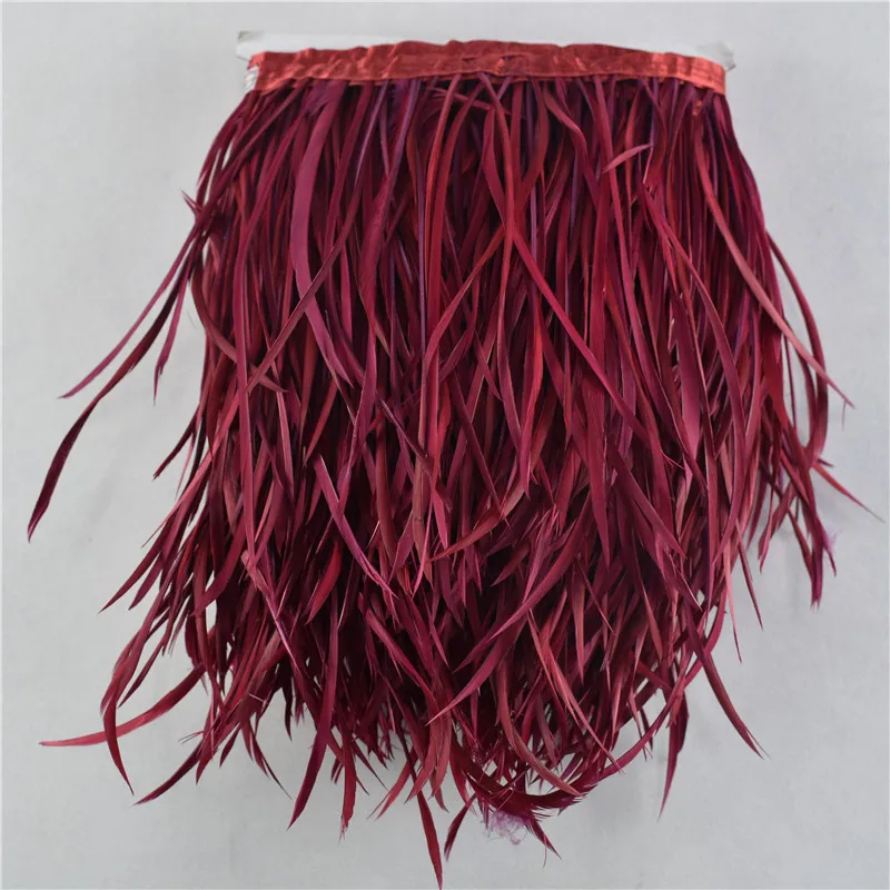 2 м/лот Красивая Обрезка гусиных перьев планки ленты бахрома 6 8 &quot15 20 см для