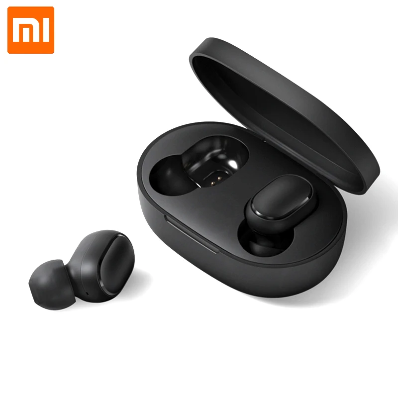 Xiaomi mi AirDots Bluetooth наушники Red mi TWS стерео беспроводные наушники-вкладыши бас наушники Молодежная версия с mi c Handsfree