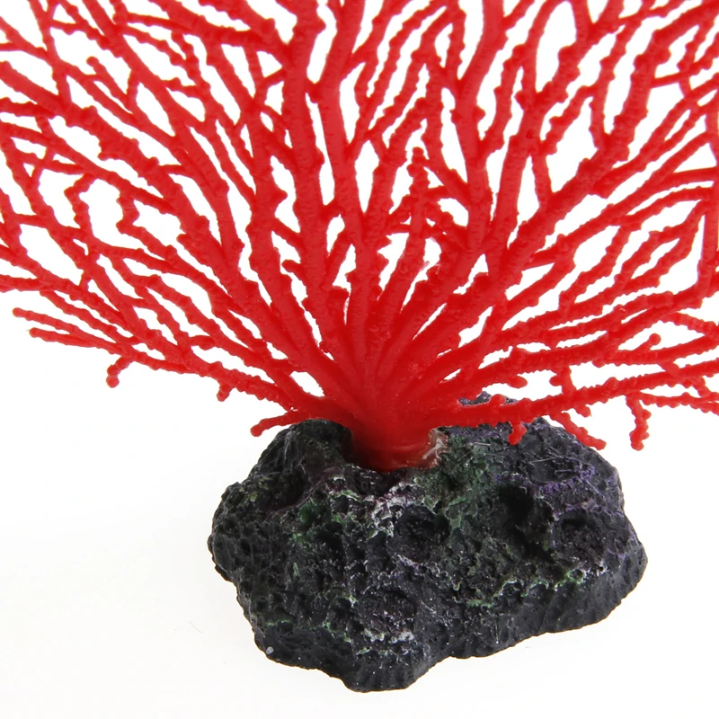 Коралловое дерево аквариум искусственная Смола Украшение мягкий орнамент C6UE -