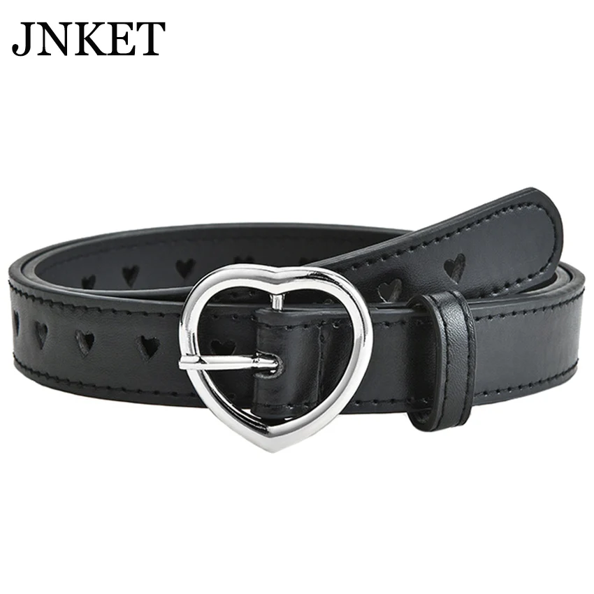 

Ремень JNKET детский из искусственной кожи, с сердечком, с пряжкой