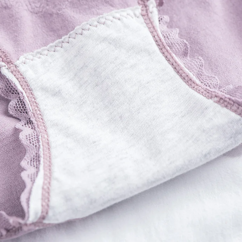 4 шт супер стрейч бесшовные бедра Мужское нижнее белье дамы хлопок талии трусы