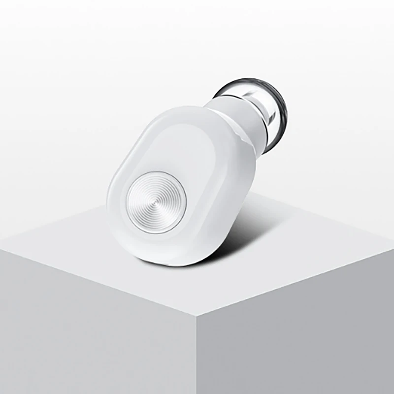 Белый Беспроводные bluetooth-наушники BL1, мини bluetooth-гарнитура, беспроводные наушники для телефона с зарядным устройством 2200 мАч - Цвет: Белый