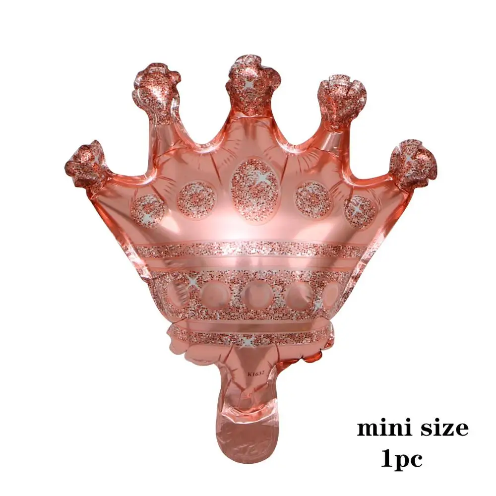 1pc mini 18 дюймов розовое золото сердце фольгированный шар 10 дюймов белый розовый латексный шар воздушный шар "Конфетти" свадебное украшение день Рождения Вечеринка Детские игрушки - Цвет: 1pc mini