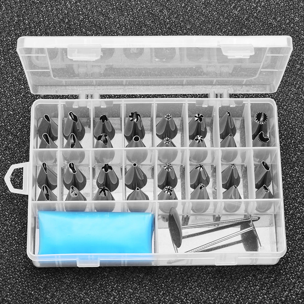 38 шт./компл. кондитерский носик из нержавеющей стали Кондитерские наконечники