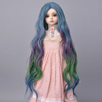 bjdsd doll wig hairfor doll high temperature fiber gradient color long curly hair 13 14 16 112 wigs doll accessories