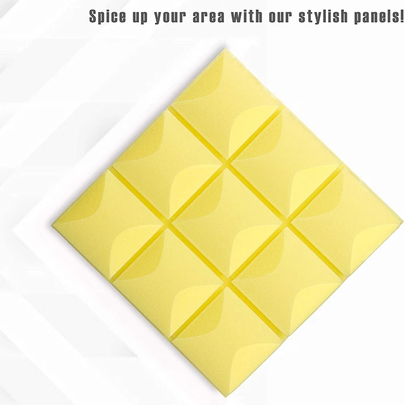 

12Pcs Mushroom Acoustic Panel 30x30x5cm Acoustic Foam Studio Wedge Tile Sound Panel Soundproof Insulation Absorbing Foam