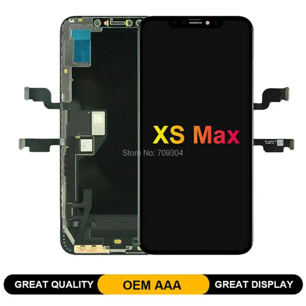 DHL бесплатная доставка 10 шт./лот для iPhone XS MAX incell ЖК дисплей с 3D сенсорным