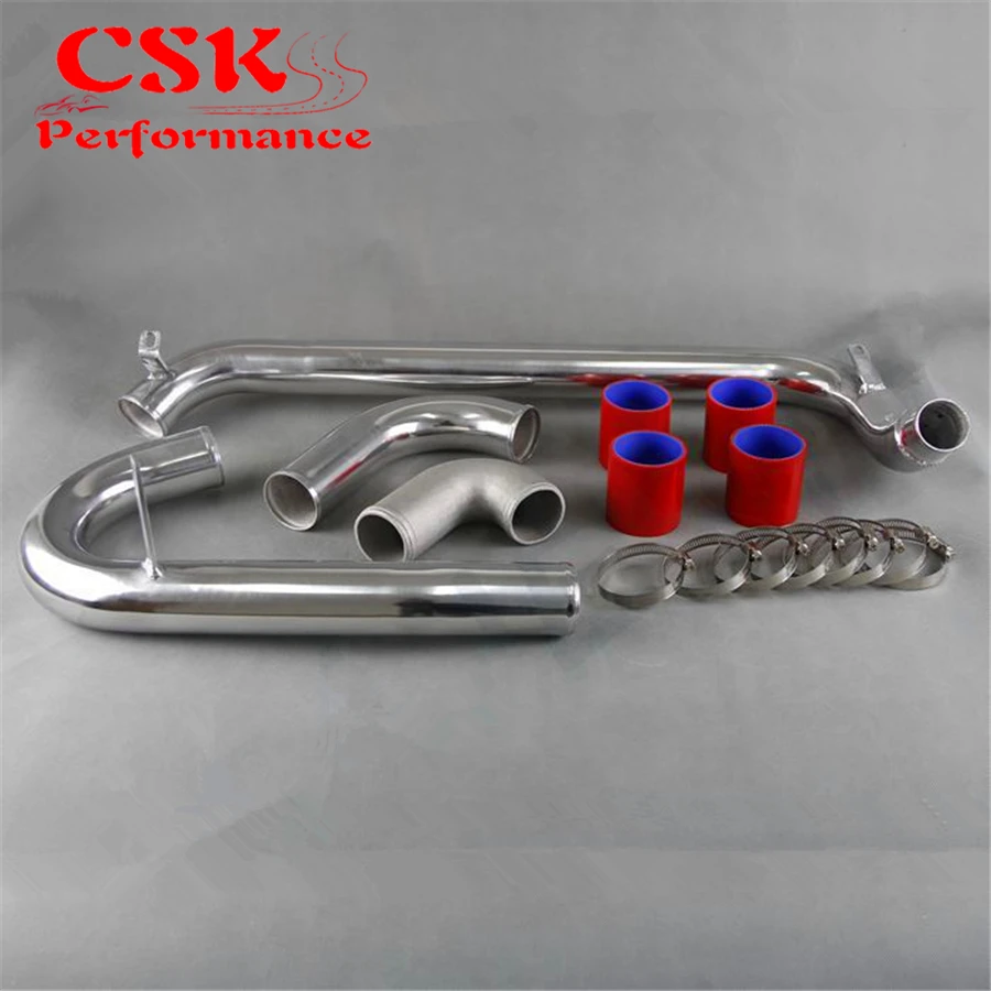 FRONT MOUNT INTERCOOLER PIPE PIPING KIT FITS FOR MITSUBISHI EVO1 EVO2 EVO 1 2 3 BLACK / BLUE RED |