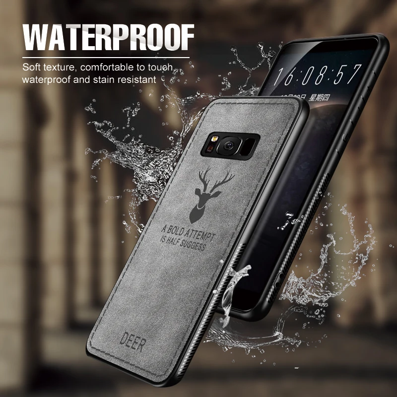 

Soft Cloth Back Case Cover For Samsung Galaxy S20FE S8 Note 9 8 Full Phone Case For Galaxy S9 S8 S10 Plus Shockproof Case