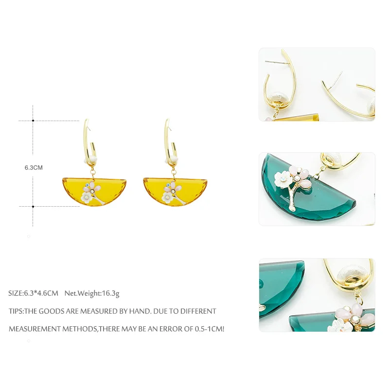 Yhpup Модные Элегантные классические корейские серьги с жемчужинами висячие