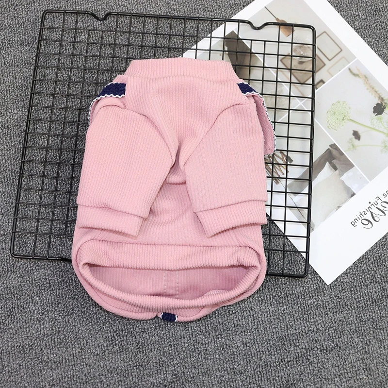 

Pet Clothes Dog Costume British Vest for Dogs Summer Solid Navy Shirt Teddy Pug Corgi Bichon Yorkie Poodle Clothing Dropshipping