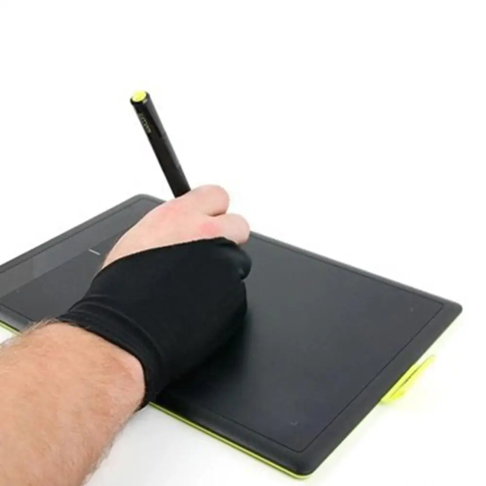 Универсальный 2 пальца рисунок перчатки для планшета обрастания живопись правой