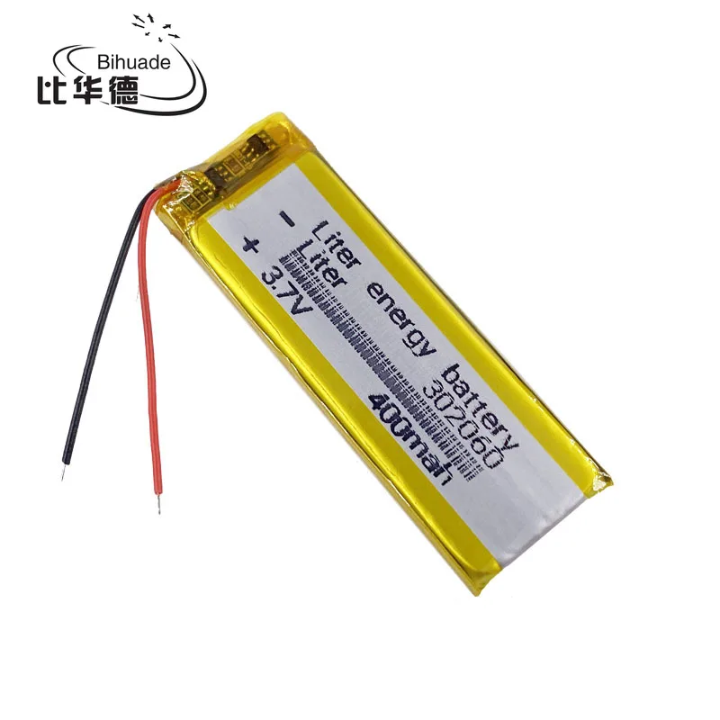 Полимерный аккумулятор 400 mah 3 7 V 302060 умный дом литий ионный для dvr GPS mp3 mp4|polymer