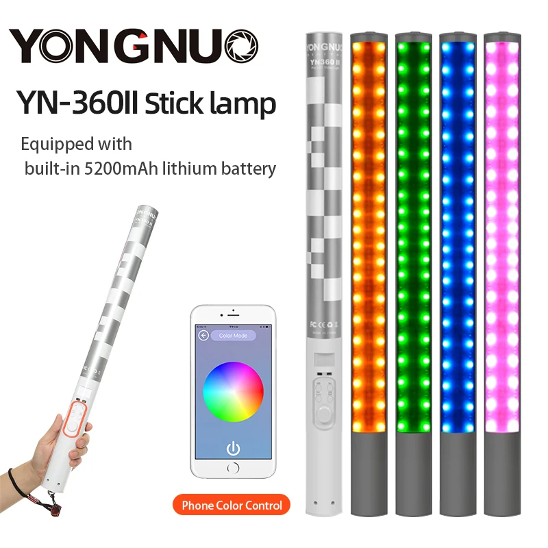 Светодиодная лампа для видеосъемки YONGNUO YN360II YN360 II ICE/Pixel Светодиодный палка