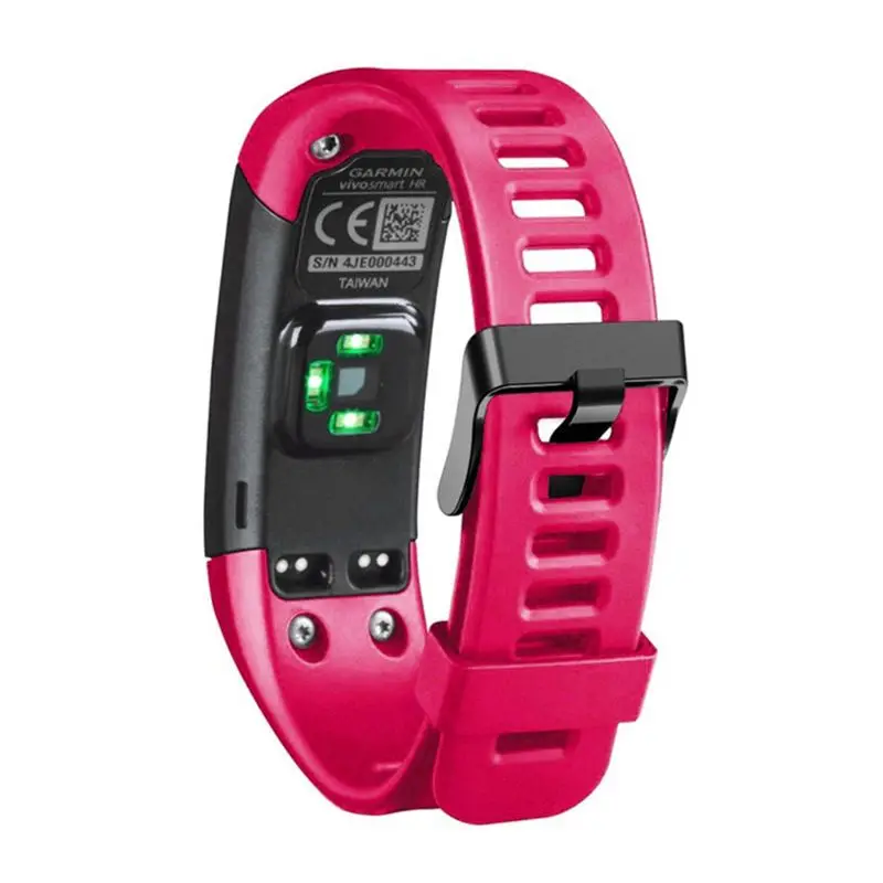 

2021 New Replacement Soft Silicone Bracelet Strap WristBand for garmin Vivosmart HR