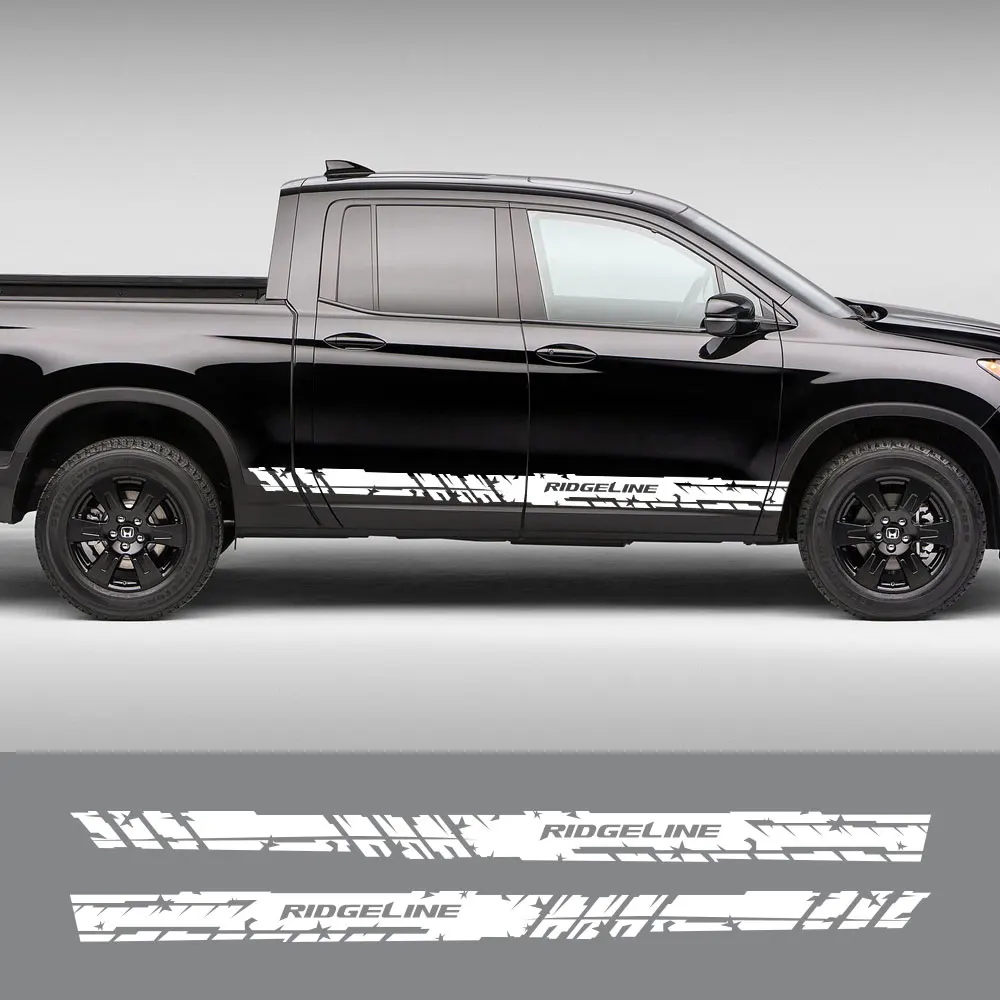 Наклейки на дверь автомобиля боковую юбку полосы наклейки для Honda Ridgeline пикап