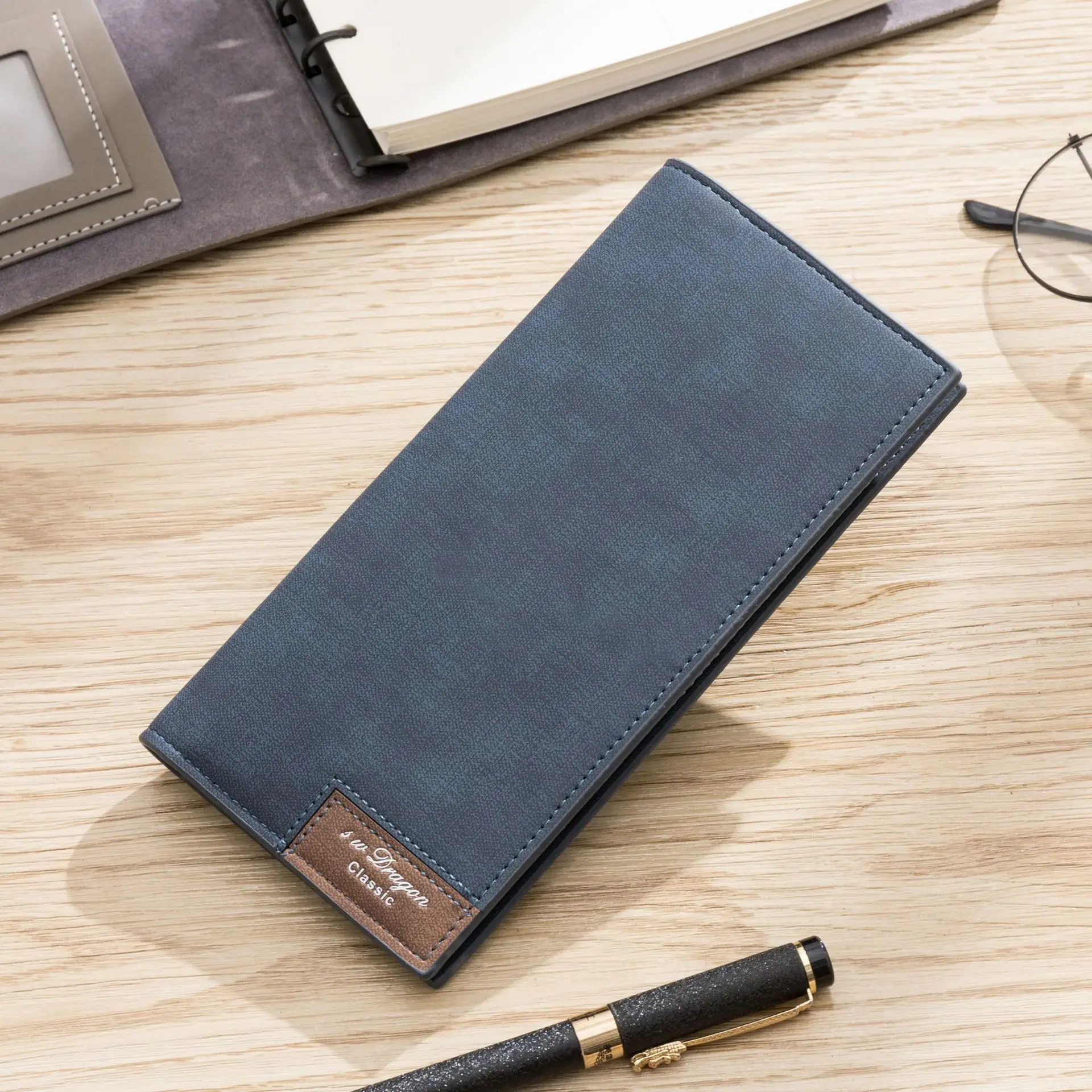 Для мужчин парусиновая обувь Длинный кошелек Корейская версия из Повседневное