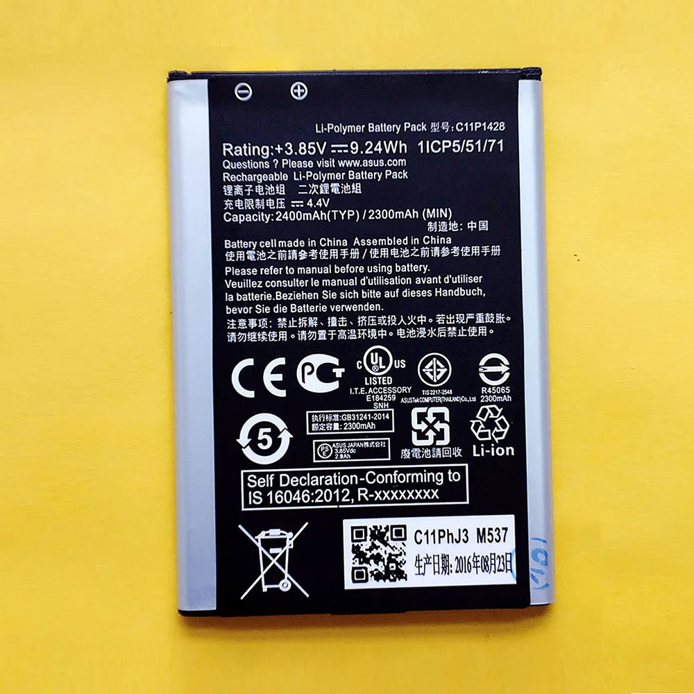 C11P1428 2400 мАч Оригинальный аккумулятор для ASUS Zenfone 2 Laser ZE500KL Z00ED телефона Zenfone2 ZE500KG