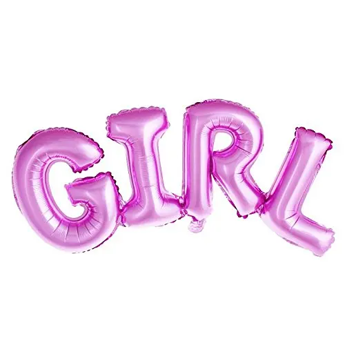 Pink GIRL Гигантский 36 дюймов Пол раскрыть вечерние шар черный круглый джинсы для маленьких мальчиков или девочек голубого и розового цвета Confetti Poppers нетоксичный порошок Baby Shower JL0049 - Цвет: Pink GIRL