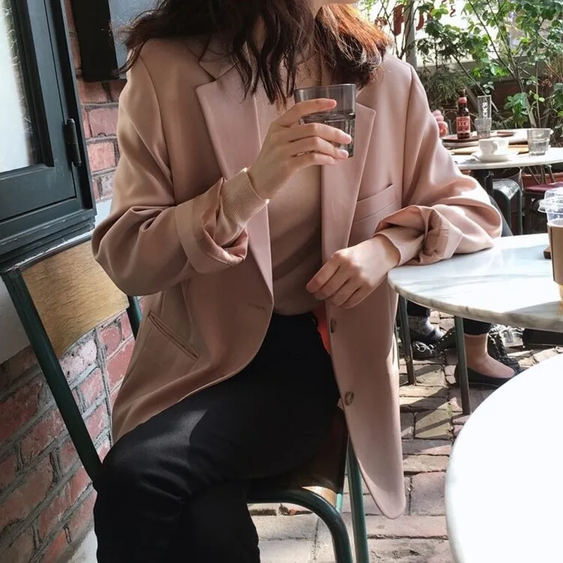 

2021 New Blazer Women Long Sleeve Office Ladies Blazer Autumn