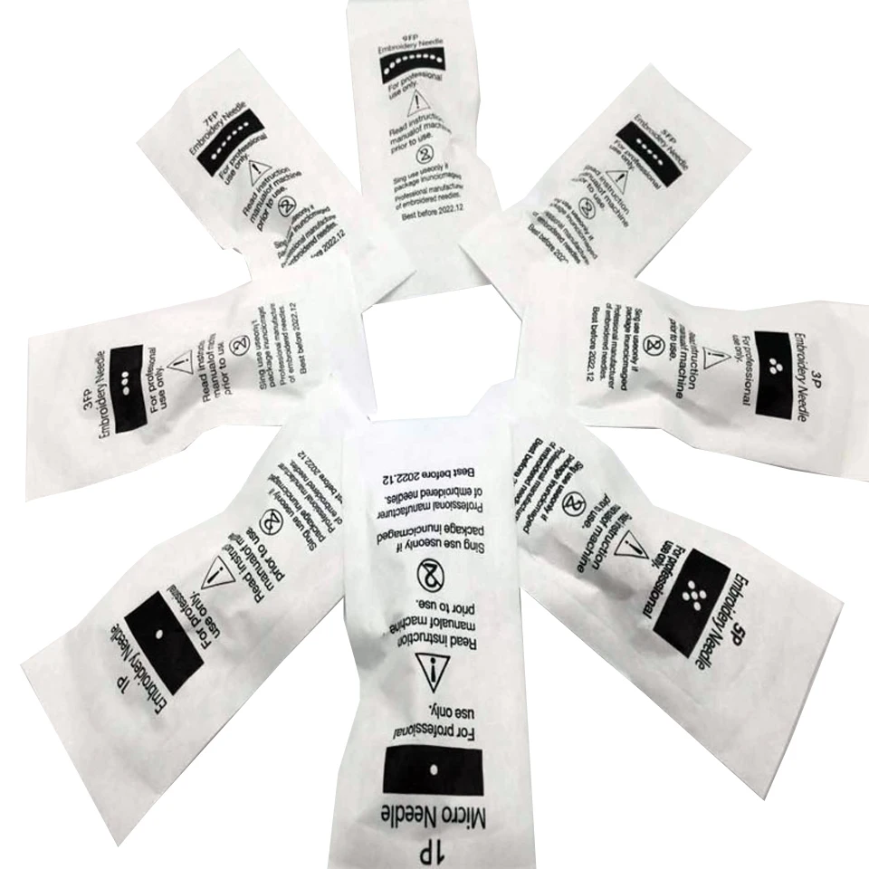 Одноразовые тату иглы 30 шт./лот RL F стерилизованные для перманентного макияжа губ