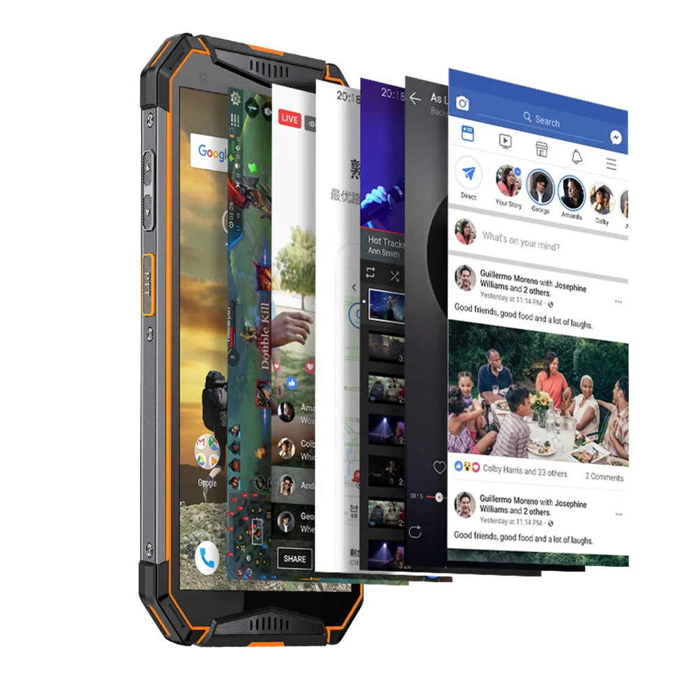 Водонепроницаемая рация ulefone 3T 10300 мАч IP68 смартфон на базе Android 8 1 IP 3G 4G WCDMA радио DMR