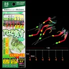 6 шт. стальные Углеродные перья скумбрия окунь треска рыболовные приманки морские рыболовные снасти лодка светящиеся рыболовные Крючки рыболовные приманки J315